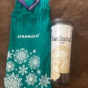 Starbucks thailand travel acrylic tumbler ( new )